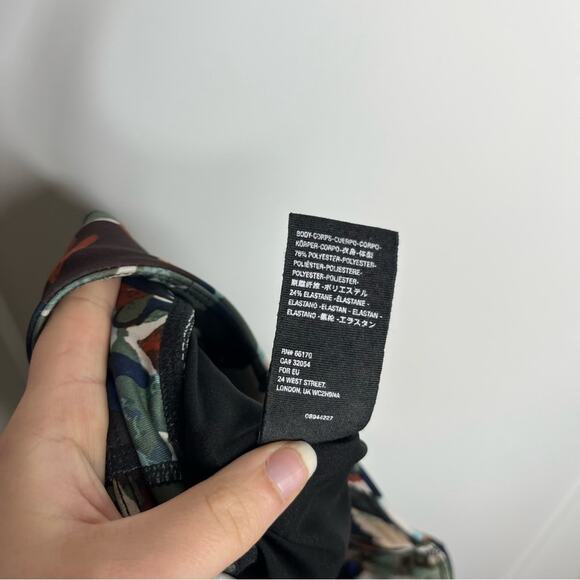 Free People FP Movement Daybreak Camo Print Mesh Drawstring Leggings Size XS - Picture 7 of 8